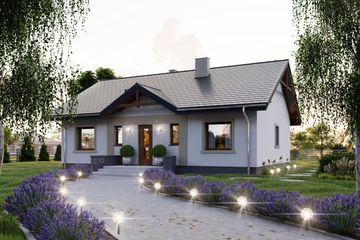  Projekt domu APS 239 (LUA1306) - projekt domu parterowego - Zdjęcie 2