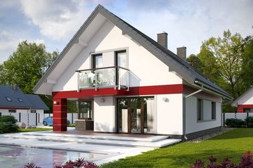  Projekt domu Magnus (BSE1068) - projekt domu parterowego z poddaszem - Zdjęcie 3