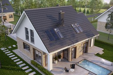  Projekt domu Pedro G1 energo (WRC2427) - projekt domu parterowego z poddaszem - Zdjęcie 3