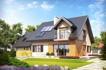  Projekt domu Marisa II G2 energo (WRC2377) - projekt domu parterowego z poddaszem - Zdjęcie 3