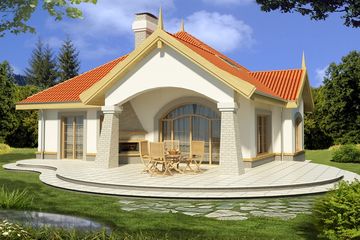  Projekt domu Mirabelka B 2-garaże (WRD2331) - projekt domu parterowego - Zdjęcie 2