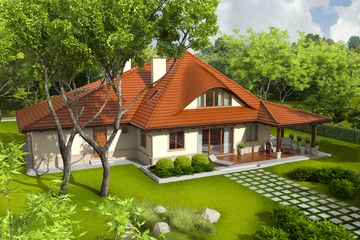  Projekt domu Petra II G2 (WRC2290) - projekt domu parterowego z poddaszem - Zdjęcie 3