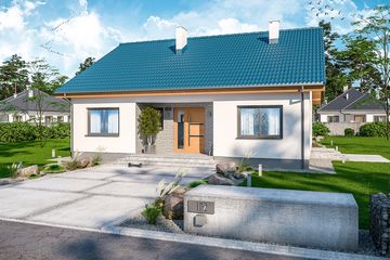  Projekt domu Tanis (WOE1073) - projekt domu parterowego - Zdjęcie 2