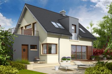  Projekt domu Mati G1 (WRC1912) - projekt domu parterowego z poddaszem - Zdjęcie 3