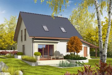  Projekt domu Sebastian G1 (WRC1984) - projekt domu parterowego z poddaszem - Zdjęcie 3