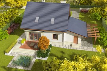  Projekt domu Sebastian G1 (WRC1984) - projekt domu parterowego z poddaszem - Zdjęcie 4