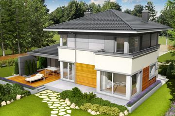  Projekt domu Rodrigo II G1 (WRC2265) - projekt domu z pełnym piętrem - Zdjęcie 3