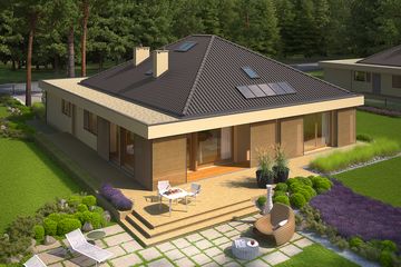  Projekt domu Gilbert G2 (WRC2282) - projekt domu parterowego - Zdjęcie 3