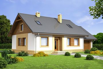  Projekt domu Irys G1 (WOF1065) - projekt domu parterowego - Zdjęcie 1