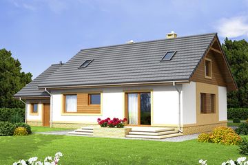  Projekt domu Irys G1 (WOF1065) - projekt domu parterowego - Zdjęcie 2