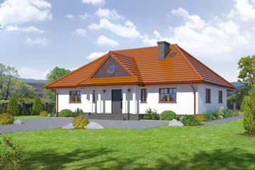  Projekt domu Chmielniki m8 (KRP1706) - projekt domu parterowego - Zdjęcie 1