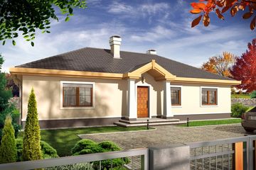  Projekt domu Lena 2A (WRD2339) - projekt domu parterowego - Zdjęcie 1