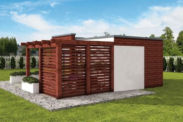  Projekt domu letniskowego Palmas dom letniskowy (SLN2179) - projekt domu letniskowego parterowego - Zdjęcie 2