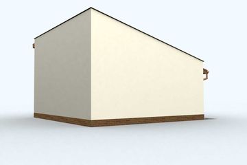  Projekt garażu G80 garaż dwustanowiskowy (SLN1173) - projekt garażu parterowego - Zdjęcie 3