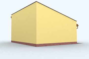  Projekt garażu G85 garaż dwustanowiskowy z pomieszczeniami gospodarczymi (SLN1178) - projekt garażu parterowego - Zdjęcie 4