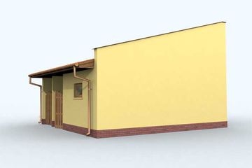  Projekt budynku gospodarczego G114 budynek gospodarczy (SLN1207) - projekt budynku parterowego - Zdjęcie 3