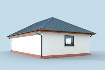  Projekt budynku gospodarczego G319 budynek gospodarczy (SLN2132) - projekt budynku parterowego - Zdjęcie 4