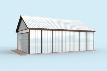  Projekt budynku gospodarczego GB24 projekt budynku gospodarczego (SLN2136) - projekt budynku parterowego - Zdjęcie 4