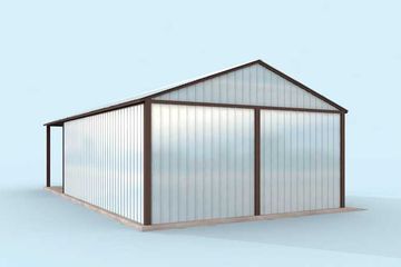  Projekt budynku gospodarczego GB28 projekt budynku gospodarczego (SLN2140) - projekt budynku parterowego - Zdjęcie 3