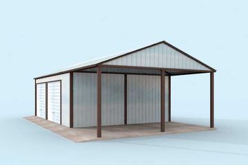  Projekt budynku gospodarczego GB28 projekt budynku gospodarczego (SLN2140) - projekt budynku parterowego - Zdjęcie 4