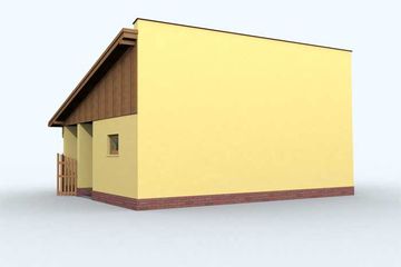  Projekt garażu G97 (SLN1190) - projekt garażu parterowego - Zdjęcie 3