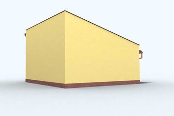  Projekt garażu G97 (SLN1190) - projekt garażu parterowego - Zdjęcie 4