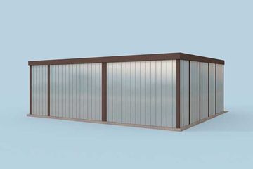  Projekt budynku gospodarczego GB21 projekt budynku gospodarczego (SLN2125) - projekt budynku parterowego - Zdjęcie 4