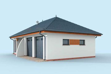  Projekt budynku gospodarczego G315 budynek gospodarczy (SLN2127) - projekt budynku parterowego - Zdjęcie 4