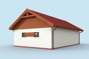  Projekt budynku gospodarczego G314 budynek gospodarczy (SLN2129) - projekt budynku parterowego - Zdjęcie 4