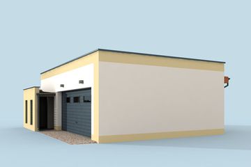  Projekt budynku gospodarczego G316 budynek gospodarczy (SLN2130) - projekt budynku parterowego - Zdjęcie 4