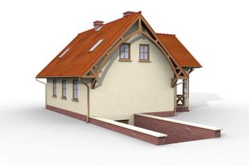  Projekt domu Palermo (SLN1061) - projekt domu parterowego z poddaszem - Zdjęcie 4