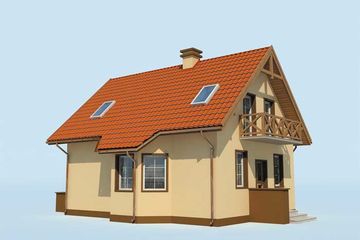  Projekt domu Panama (SLN1062) - projekt domu parterowego z poddaszem - Zdjęcie 4