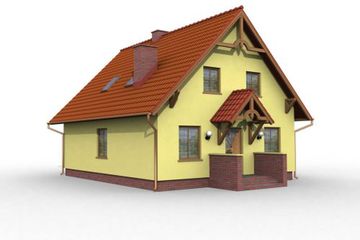  Projekt domu Acapulco (SLN1033) - projekt domu parterowego z poddaszem - Zdjęcie 4