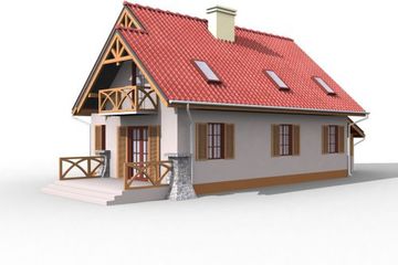  Projekt domu Sao Paulo (SLN1066) - projekt domu parterowego z poddaszem - Zdjęcie 3