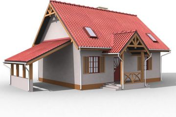  Projekt domu Sao Paulo (SLN1066) - projekt domu parterowego z poddaszem - Zdjęcie 4