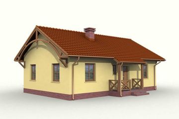  Projekt domu Marbella (SLN1057) - projekt domu parterowego - Zdjęcie 4