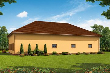  Projekt budynku gospodarczego G236 garaż z pomieszczeniami gospodarczymi (SLN1365) - projekt budynku parterowego - Zdjęcie 3