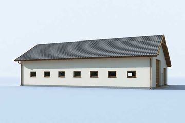  Projekt budynku gospodarczego G230 budynek gospodarczy (SLN2013) - projekt budynku parterowego - Zdjęcie 4