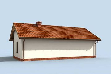  Projekt budynku gospodarczego G222 budynek gospodarczy (SLN2014) - projekt budynku parterowego - Zdjęcie 3