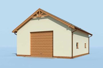  Projekt budynku gospodarczego G228A budynek gospodarczy (SLN2015) - projekt budynku parterowego - Zdjęcie 4