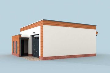  Projekt budynku gospodarczego G311 budynek gospodarczy (SLN2120) - projekt budynku parterowego - Zdjęcie 4