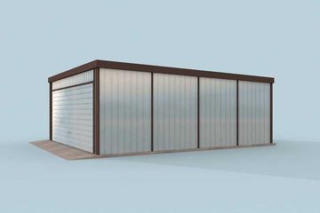  Projekt budynku gospodarczego GB17 projekt budynku gospodarczego (SLN2123) - projekt budynku parterowego - Zdjęcie 4