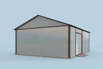  Projekt budynku gospodarczego GB20 projekt budynku gospodarczego (SLN2124) - projekt budynku parterowego - Zdjęcie 4