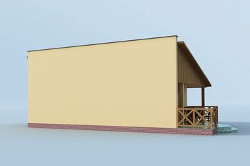  Projekt budynku gospodarczego G193 budynek gospodarczy (SLN1972) - projekt budynku parterowego - Zdjęcie 4