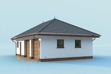  Projekt budynku gospodarczego G195 budynek gospodarczy (SLN1974) - projekt budynku parterowego - Zdjęcie 4