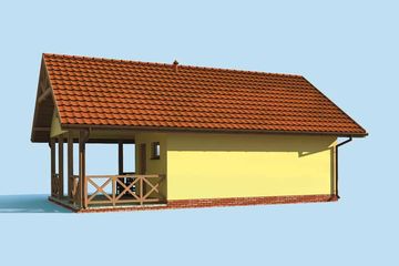  Projekt budynku gospodarczego G194 budynek gospodarczy (SLN1975) - projekt budynku parterowego - Zdjęcie 3