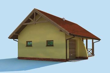  Projekt budynku gospodarczego G194 budynek gospodarczy (SLN1975) - projekt budynku parterowego - Zdjęcie 4