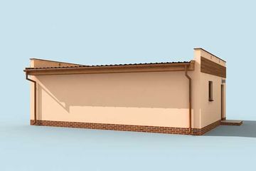  Projekt budynku gospodarczego G5A budynek gospodarczy (SLN2018) - projekt budynku parterowego - Zdjęcie 3