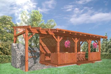  Projekt altany Altanka 1 (BSA1487) - projekt altany parterowego - Zdjęcie 3