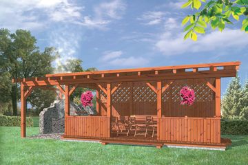  Projekt altany Altanka 1 (BSA1487) - projekt altany parterowego - Zdjęcie 4